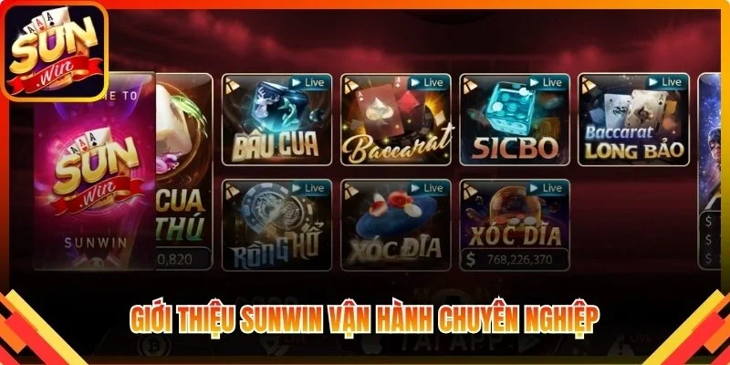 Giới thiệu Sunwin vận hành chuyên nghiệp, trải nghiệm tối ưu