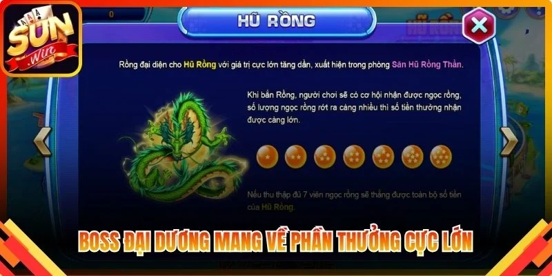 Boss đại dương mang về phần thưởng cực lớn